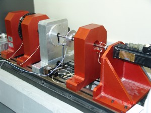 Experimental rotating system rig
